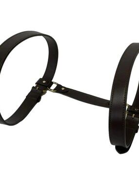 LOUIS VUITTON Dark Brown MS0111 Accessory Leather
